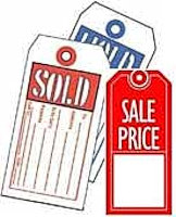 Sold, Hold, Sale Store Tags