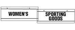 Corp Store Deptartment Signs (Set of 17)