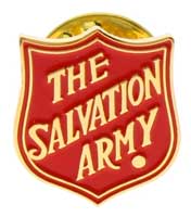Salvation Army Gold Shield Pin