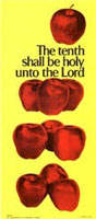 Apple The Tenth Shall be Holy Tithing Poster