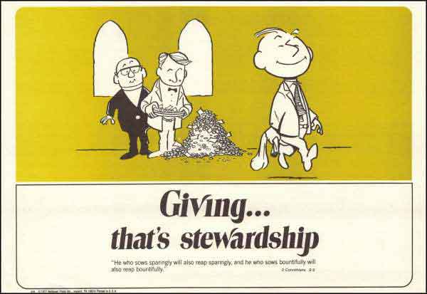 Giving That Stewardship Placemat. Pkg of 50