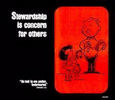 Stewardship  Is Concern For Others Poster