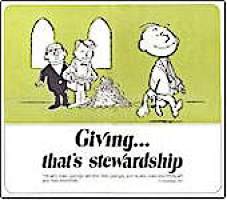 Giving... That's Stewardship Church Poster