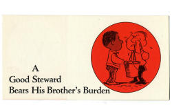 Good Steward Bears His Brother's Burden Leaflet (Pkg of 50)