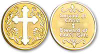Servant of Christ Stewardship Gold Coin