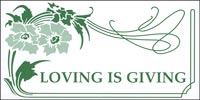 Loving is Giving Church Leaflet (Pkg of 100)