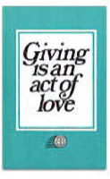 Giving Is An Act Of Love Leaflet (Pkg of 100)