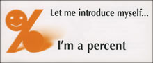 I'm a Percent Church Tract (Pkg of 50)