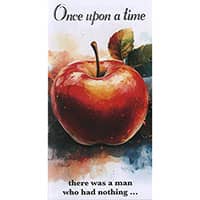 Once Upon a Time - Apple Leaflet Church Tithing  (Pkg of 50)