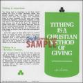 Tithing Is A Christian Method Of Giving Leaflet  Pkg of 100