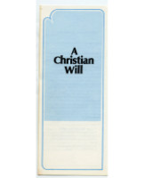 A Christian Will Leaflets  (25)