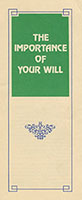 The Importance Of Your Will Leaflet