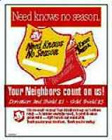 Salvation Army Red Shield Poster (Pkg of 10)