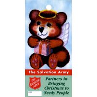 Skinny Mini Angel Christmas Tree Tag for Salvation Army (Pkg of 1000)