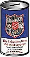 Salvation Army Donation Cans (Pkg of 75)