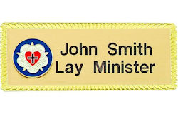 Personalized Lutheran Ministry Badge