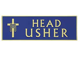 Head Usher Magnetic Badge