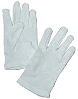 Usher Sanctuary Gloves With Cross White SM to XXLarge Wedding Gloves