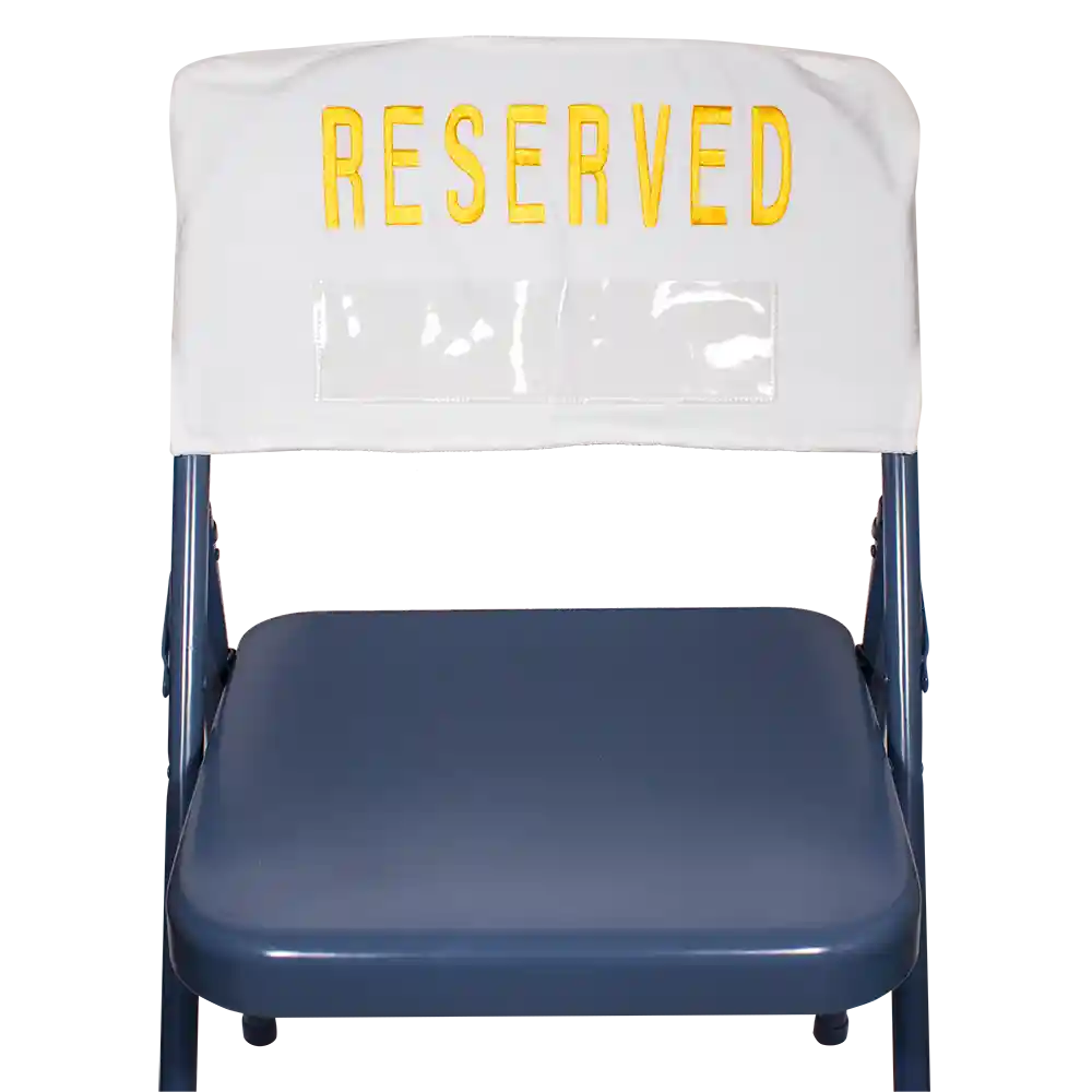 Wedding Chair Reserved Signs White