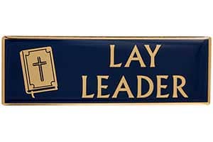 Church Lay Leader Magnetic Name Badge