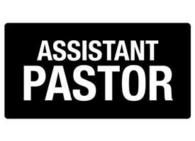 Church Assistant Pastor Black Magnetic Badges