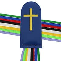 8 Ribbon Multicolor Bible Bookmark