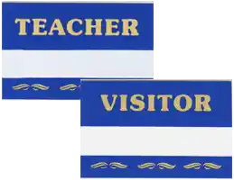 Teacher Name Tags and Visitor Name Tags