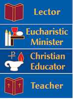 1 x 3 inch Magnetic Minister - Christian Educator Badge