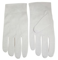 White Formal Gloves, White Usher Gloves - SM-3X