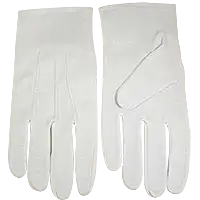 White Formal Gloves, White Usher Gloves - SM-3X