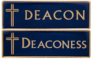 Deacon or Deaconess Magnetic Gold Pin