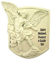 Saint Michael Visor Clip Protect and Guide Us
