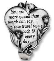 Auto Visor Clip - You Are A Special Friend Heart