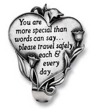 Auto Visor Clip - You Are Special Friend Heart