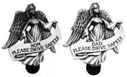 Son Guardian Angel Drive Safely Visor Clip