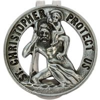 St. Christopher Visor Clip - Protect Me