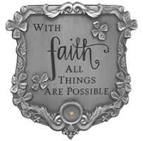 With Faith All Things Are Possible Visor Clip