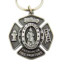 St. Florian Fire Fighter Keychain