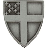 Episcopal Shield Pewter Auto Visor Clip