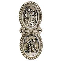 St. Christopher, Angel Protect Us Visor Clip