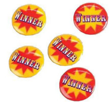 Winner Buttons (Pkg of 6)