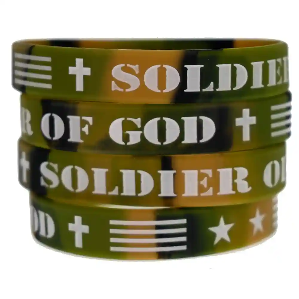 Soldier of God Silicone Bracelet