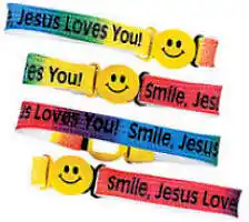 Smile Jesus Loves You Bracelet - Christian Bracelets
