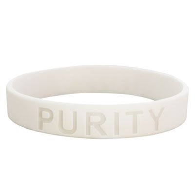 White rubber bracelets Clearance