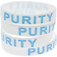 Purity Silicone Bracelets - White