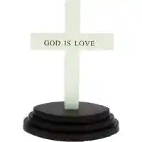 God is Love Desk Cross & Stand