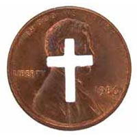 Cross US Pennies Copper Genuine 