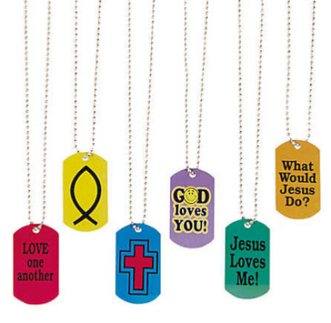 Youth Christian Dog Tags Childs
