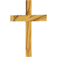 Olive Wood Pocket Crosses from Israel (Pkg of 6)