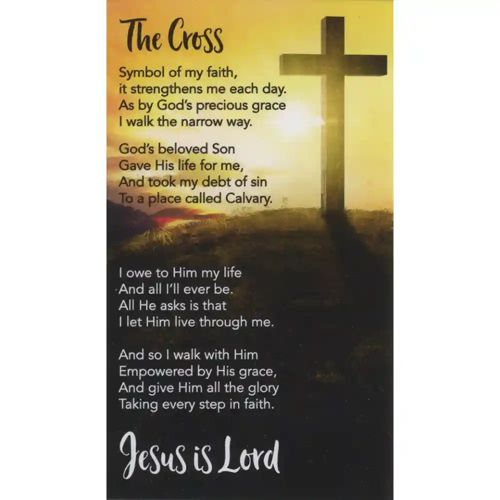 The Cross Salvation Card - Front
